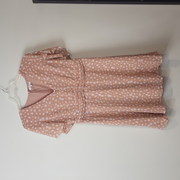 MADEWELL Ruched-Waist Mini Dress in Star Shower L3444 - Picture 1 of 16